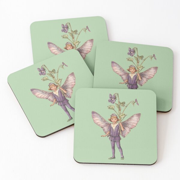 Item preview, Purple fairy with flower designed and sold by BrontesWhimsyStore.