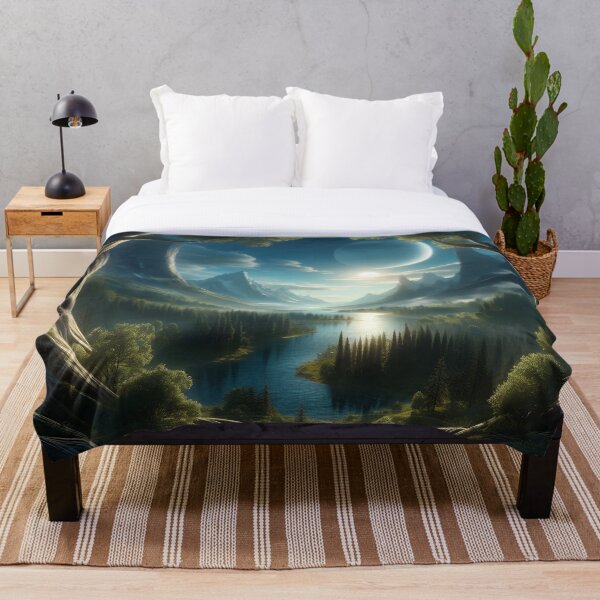 Item preview, Breathtaking Mountain Escape with Sunset Glow designed and sold by FusionGaze.