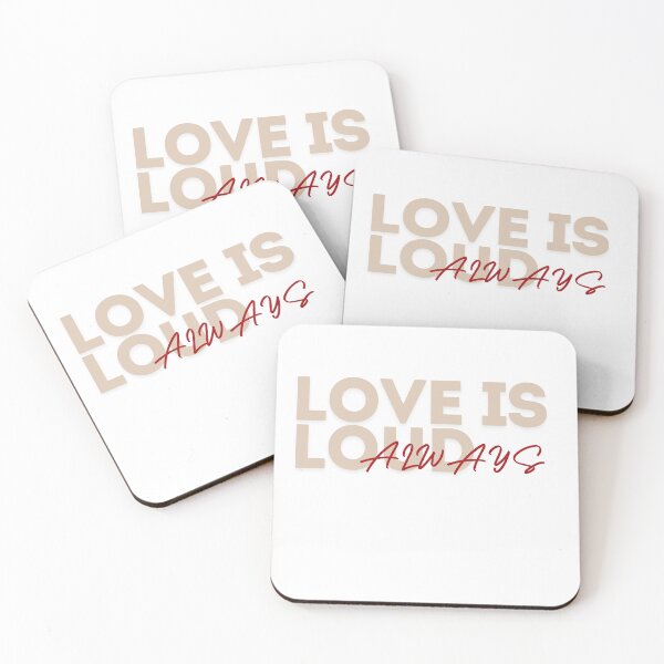 Item preview, Love Is Loud Always Tee designed and sold by MGR LABEL.