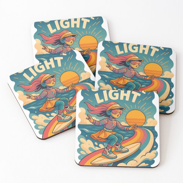 Item preview, Chase the Light – Retro Surf Adventure Art designed and sold by Patternicity.