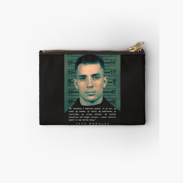 Item preview, Jack Kerouac quote: So therefore I dedicate myself, to my art, my sleep, my dreams, my labors, my suffrances, my loneliness, my unique madness... designed and sold by artbleed.