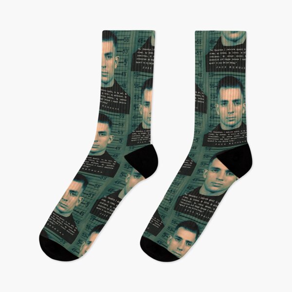 Item preview, Jack Kerouac quote: So therefore I dedicate myself, to my art, my sleep, my dreams, my labors, my suffrances, my loneliness, my unique madness... designed and sold by artbleed.