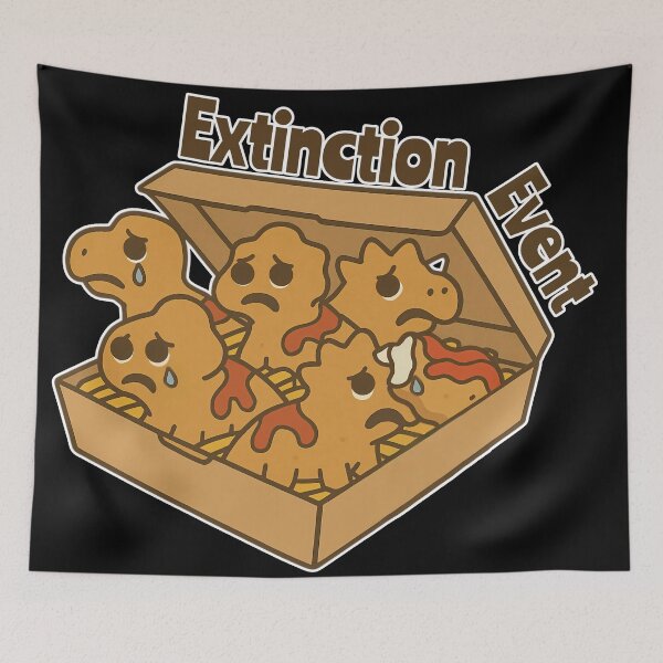 Item preview, Dino nuggets go extinct designed and sold by Fr0mtheMachine.