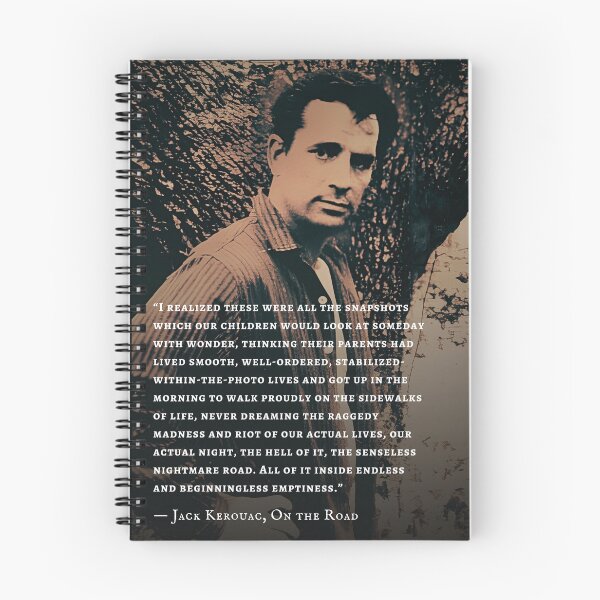 Item preview, Jack Kerouac quote: I realized these were all the snapshots which our children would look at someday with wonder... designed and sold by artbleed.