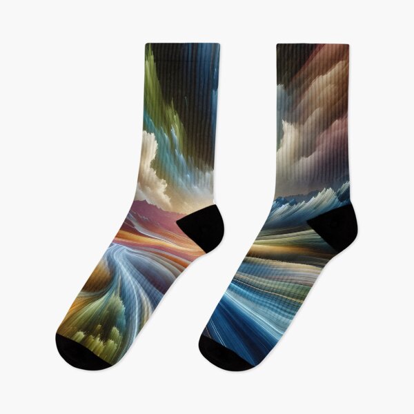 Item preview, Futuristic Abstract Dreamscape with Neon Glow designed and sold by FusionGaze.