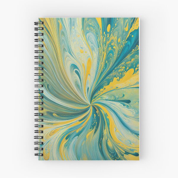Item preview, Abstract Burst of Teal and Yellow designed and sold by Pixevol.