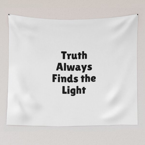 Item preview, Truth Always Finds the Light Tee designed and sold by MGR LABEL.