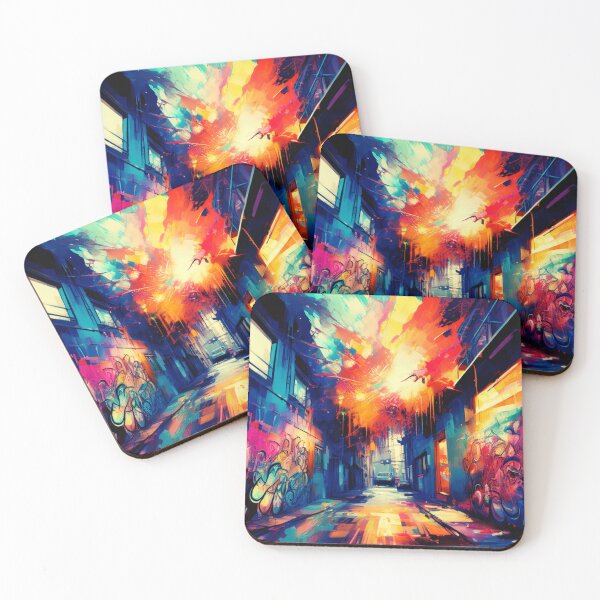 Item preview, Fragmented Dreams: Urban Abstract Energy designed and sold by Edge Of The Easel.