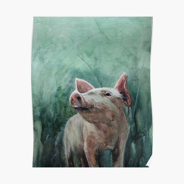 Mighty Fine Pig Poster