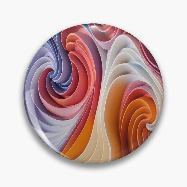Item preview, Colorful Layered Paper Swirls designed and sold by Pixevol.