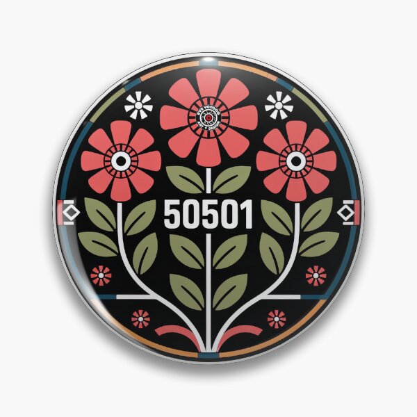 Item preview, 50501 Subtle Anti Trump 50501 Floral - Eye Voodoo designed and sold by eyevoodoo.