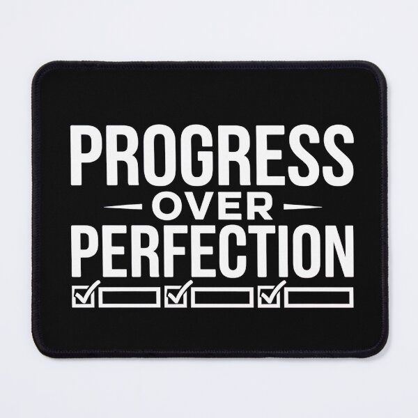 Item preview, Progress Over Perfection Motivational designed and sold by Evolved Ape.