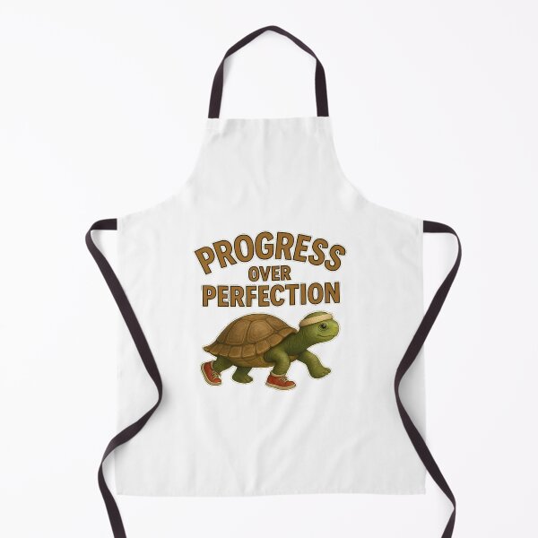 Item preview, Progress Over Perfection – Motivational Realistic Turtle Illustration designed and sold by lamp148.
