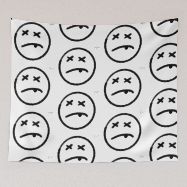 Item preview, Sad X-Eyes Smiley – Punk & Grunge Vibes designed and sold by renemo3osow.