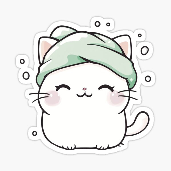 Item preview, Fresh Shower Cat designed and sold by Toriu.