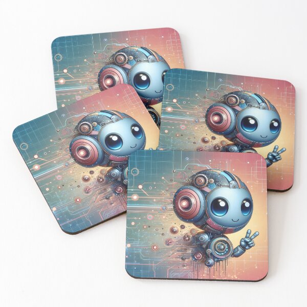 Item preview, Surreal Tech Wonderland with Cute Futuristic Charm designed and sold by FusionGaze.