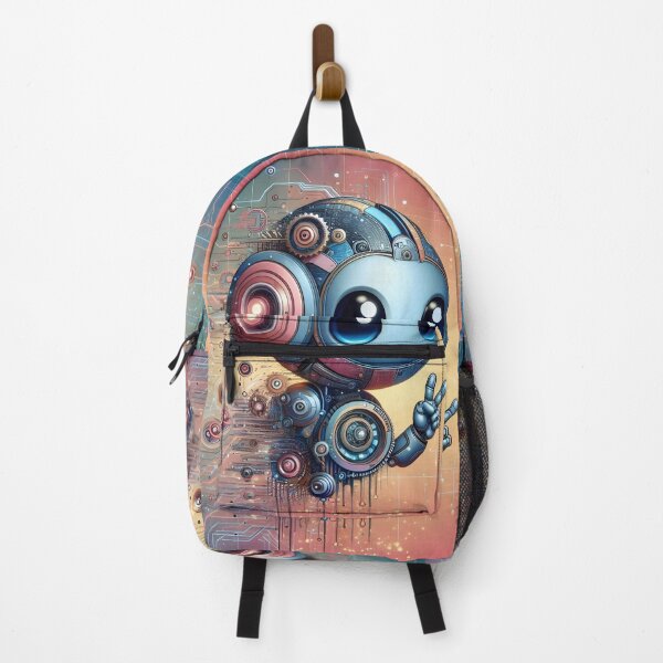 Item preview, Surreal Tech Wonderland with Cute Futuristic Charm designed and sold by FusionGaze.