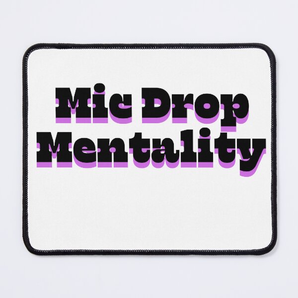 Item preview, Mic Drop Mentality Tee designed and sold by MGR LABEL.