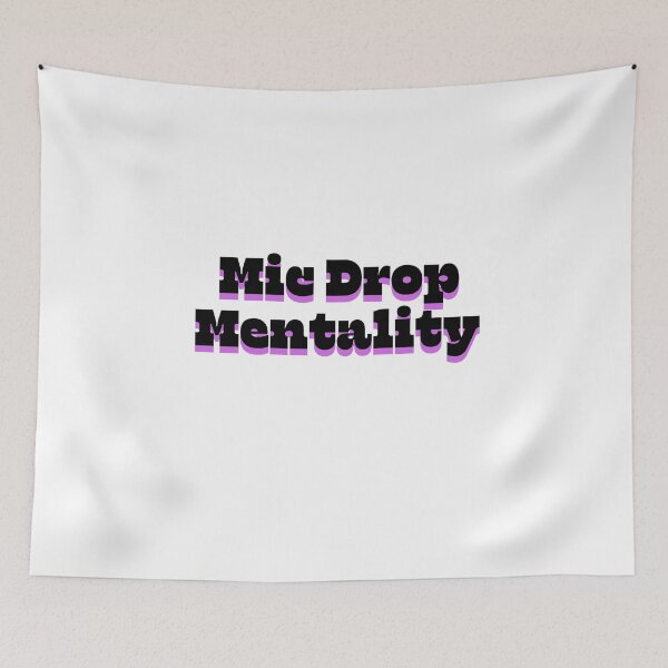 Item preview, Mic Drop Mentality Tee designed and sold by MGR LABEL.