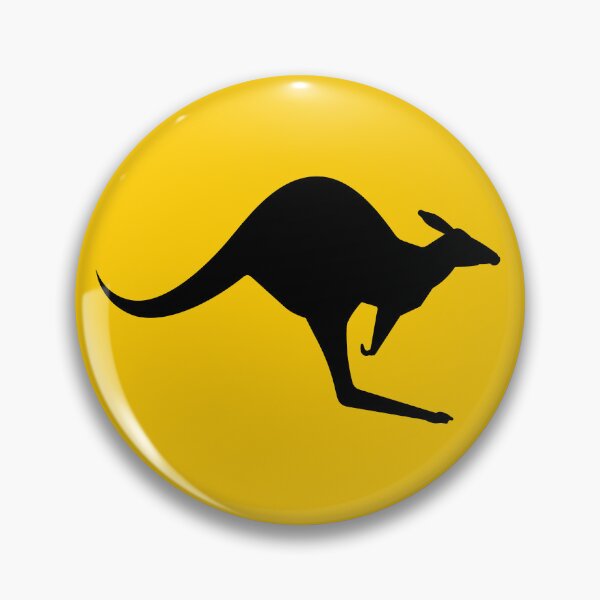 Item preview, Kangaroo Icon Black designed and sold by sifis.