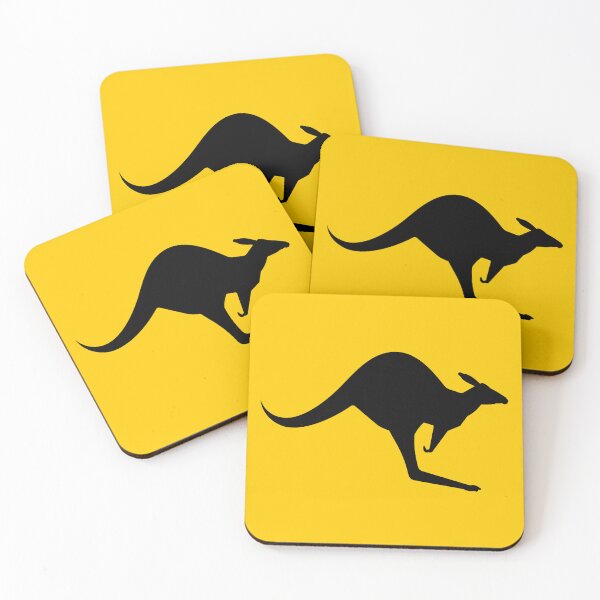 Item preview, Kangaroo Icon Black designed and sold by sifis.