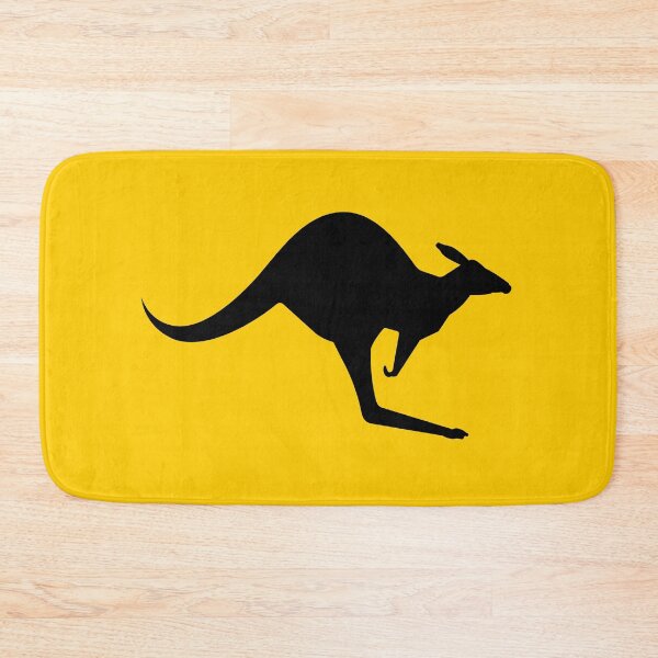 Item preview, Kangaroo Icon Black designed and sold by sifis.