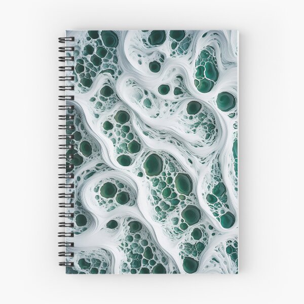 Item preview, Abstract White Structure with Teal Cavities designed and sold by Pixevol.