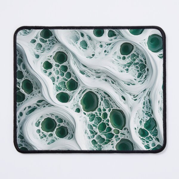 Item preview, Abstract White Structure with Teal Cavities designed and sold by Pixevol.