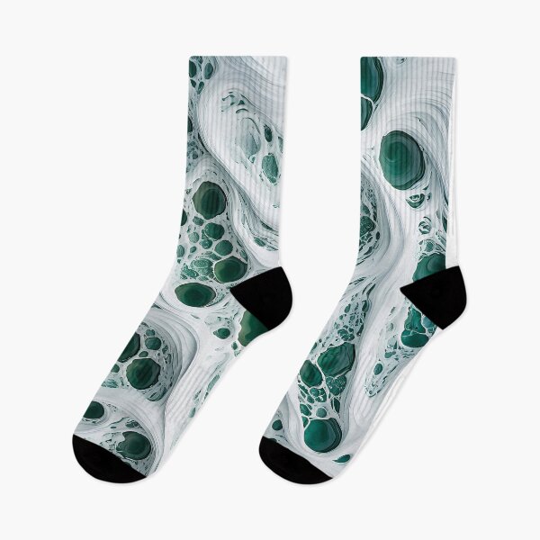 Item preview, Abstract White Structure with Teal Cavities designed and sold by Pixevol.