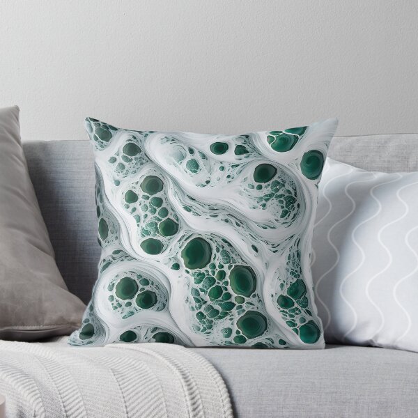 Item preview, Abstract White Structure with Teal Cavities designed and sold by Pixevol.