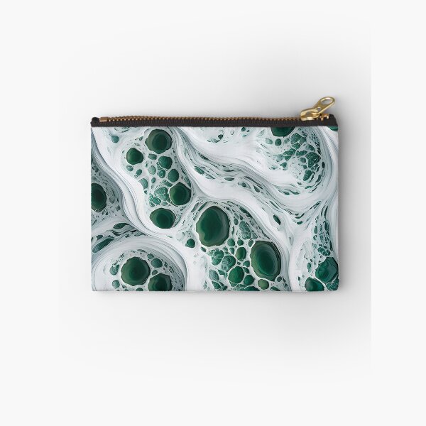 Item preview, Abstract White Structure with Teal Cavities designed and sold by Pixevol.