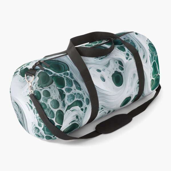 Item preview, Estructura abstracta blanca con cavidades verde azulado designed and sold by Pixevol.
