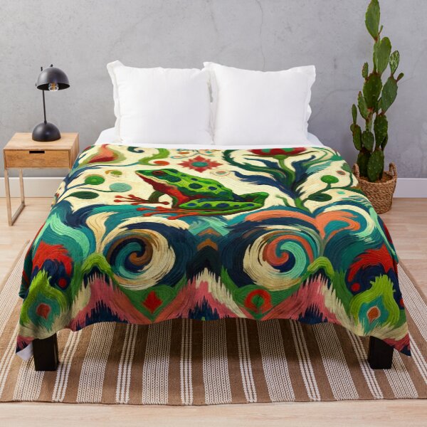 Item preview, Frog in Tapestry designed and sold by ViaARTfactory.