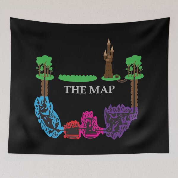 Item preview, Wizards & Warriors Map designed and sold by Feral Pug.