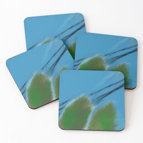 Item preview, Breezy Green Leaves under the Summer Sky designed and sold by Fernwave.