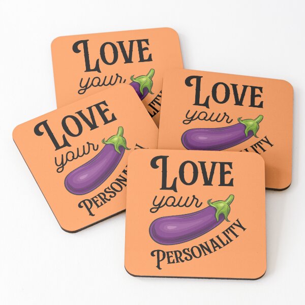 Item preview, Love Your Personality Funny Double Meaning Flirty Eggplant for Boyfriend designed and sold by hiacynto.