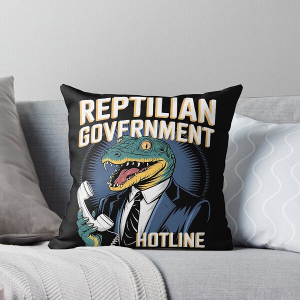 Item preview, Reptilian Government Hotline Conspiracy designed and sold by Evolved Ape.