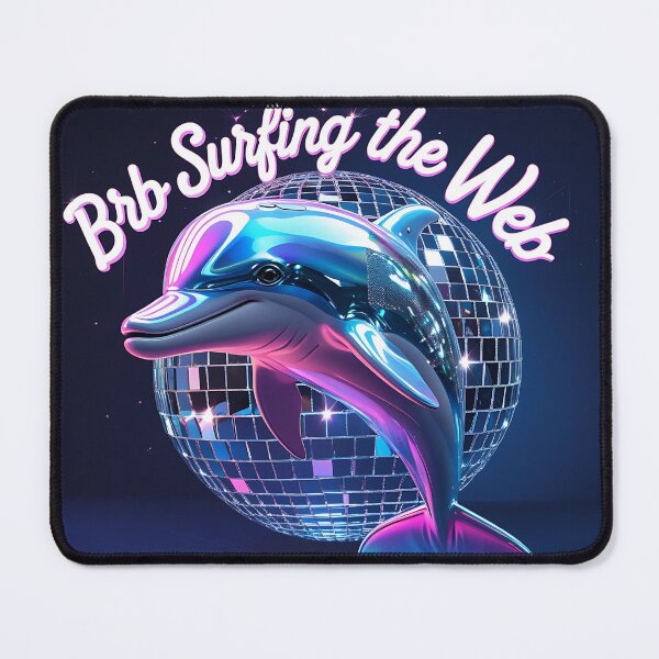 Item preview, Y2K hologram dolphin designed and sold by Zazeyy.