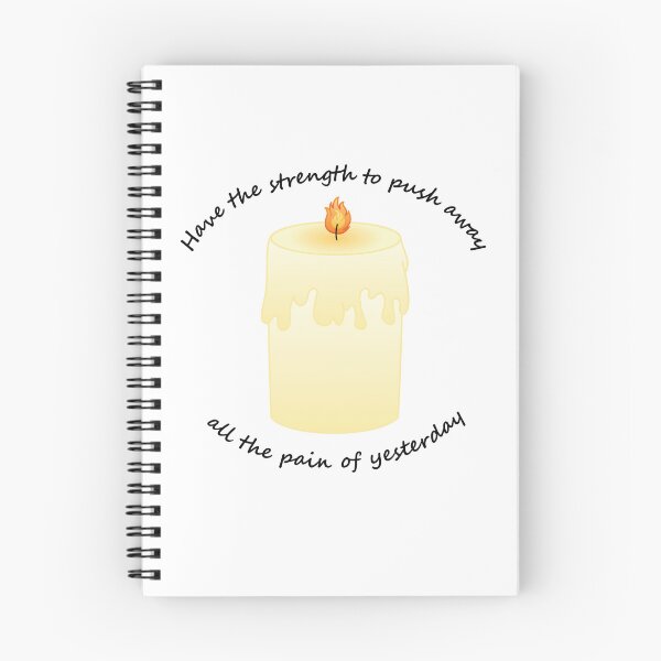 Item preview, Candle (All the Pain of Yesterday)(Black Text) designed and sold by libertyp1006.