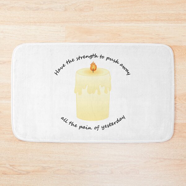 Item preview, Candle (All the Pain of Yesterday)(Black Text) designed and sold by libertyp1006.