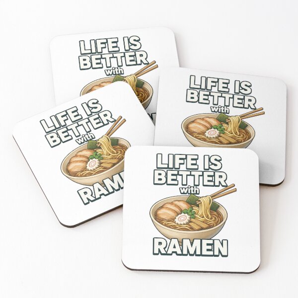 Item preview, Life is Better with Ramen - Japanese Shoyu Ramen Art designed and sold by Cozzicozzy888 | Japanese Food & Culture Art.