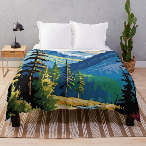 Item preview, landscape, autumn, forest, river, nature, mountains designed and sold by DonnaBlankaArt.