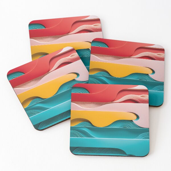 Item preview, Abstract Horizontal Color Bands designed and sold by Pixevol.