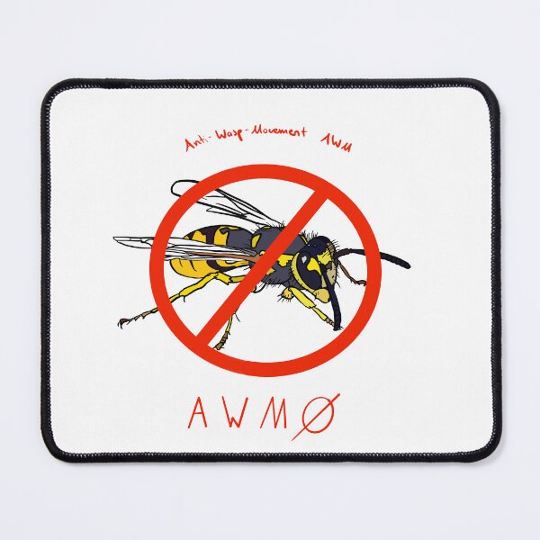Item preview, Anti-Wasp Movement – Humorous statement against wasps designed and sold by renemo3osow.