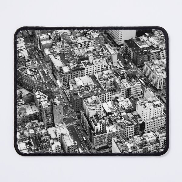 Item preview, Midtown Manhattan Aerial View in Black and White designed and sold by Aure50.