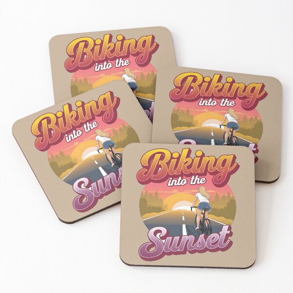 Item preview, Biking into the sunset - Im two tired - Dirt biking - Gravel biking - E biking - Beach biking - Biking summer designed and sold by JansenGS.