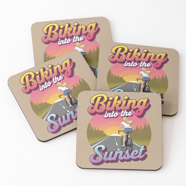 Item preview, Biking into the sunset - Im two tired - Dirt biking - Gravel biking - E biking - Beach biking - Biking summer designed and sold by JansenGS.