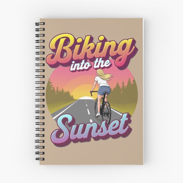 Item preview, Biking into the sunset - Im two tired - Dirt biking - Gravel biking - E biking - Beach biking - Biking summer designed and sold by JansenGS.