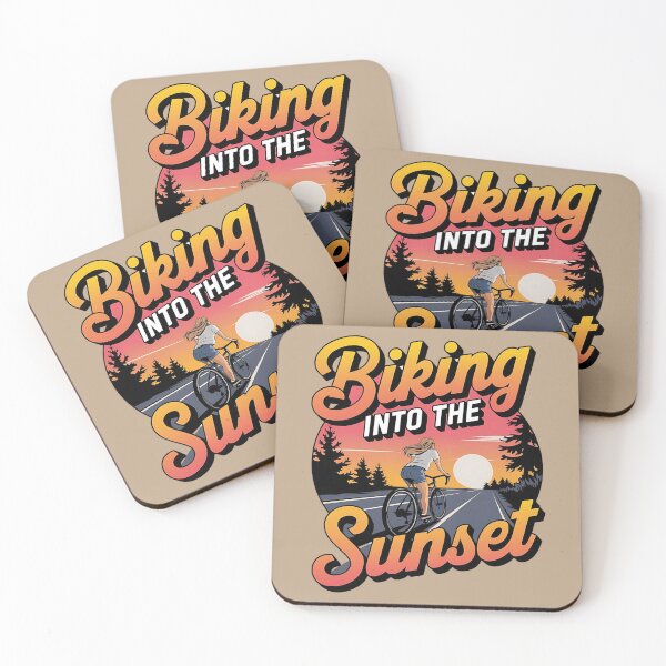 Item preview, Biking into the sunset - Im two tired - Dirt biking - Gravel biking - E biking - Beach biking - Biking summer designed and sold by JansenGS.