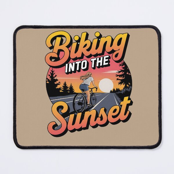 Item preview, Biking into the sunset - Im two tired - Dirt biking - Gravel biking - E biking - Beach biking - Biking summer designed and sold by JansenGS.